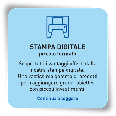 Stampa Digitale Piccolo Formato